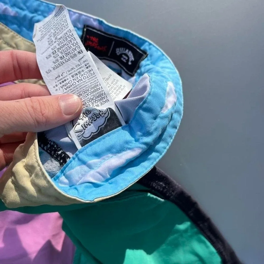 Billabong x The Simpsons multi-coloured board shorts